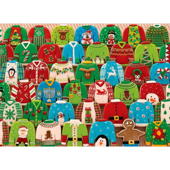 Cobble Hill Weihnachtspullover 1000-teiliges Puzzle