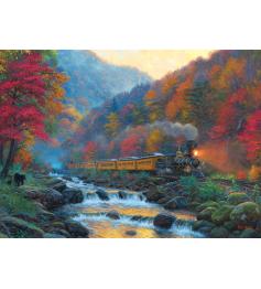 Cobble Hill Riverside Train Puzzle 1000 Teile