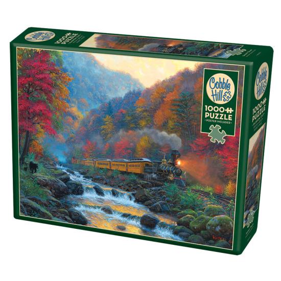 Cobble Hill Riverside Train Puzzle 1000 Teile