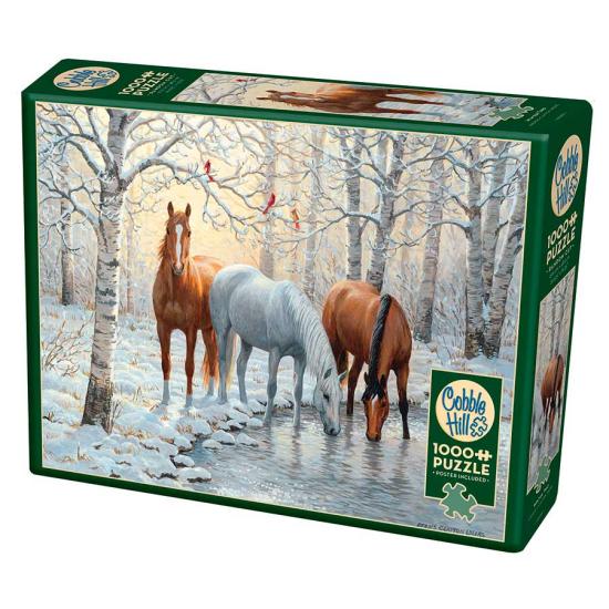 Cobble Hill Winter Trio 1000-teiliges Puzzle