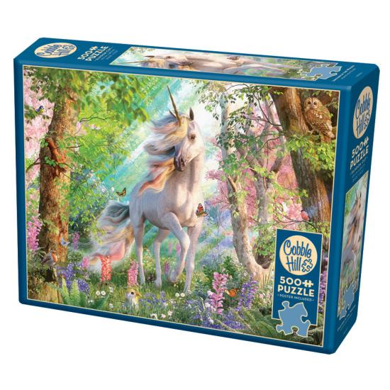 Cobble Hill Puzzle Einhorn im Wald XXL 500 Teile