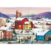 Cobble Hill Winter Neighbors 1000-teiliges Puzzle