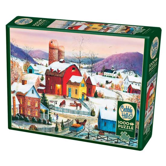 Cobble Hill Winter Neighbors 1000-teiliges Puzzle