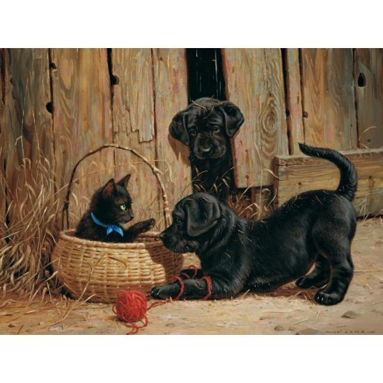 Cobble Hill Noisy Neighbors 500-teiliges Puzzle