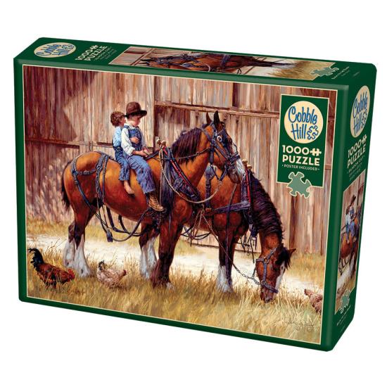 Cobble Hill Puzzle „Zurück zur Ranch“ 1000 Teile
