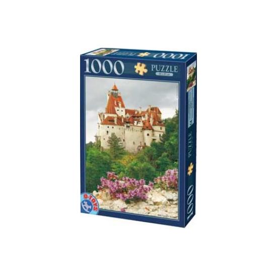 Puzzle D-Toys Sonnenaufgang am Schloss Bran, Rumänien von 1000