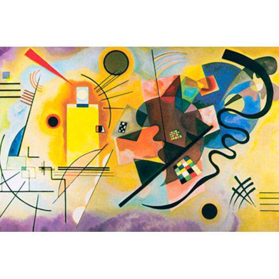 D-Toys Gelb Rot Blau 1000-teiliges Puzzle