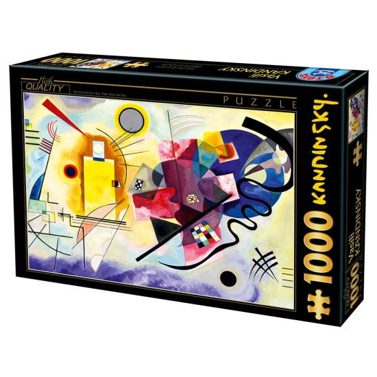 D-Toys Gelb Rot Blau 1000-teiliges Puzzle