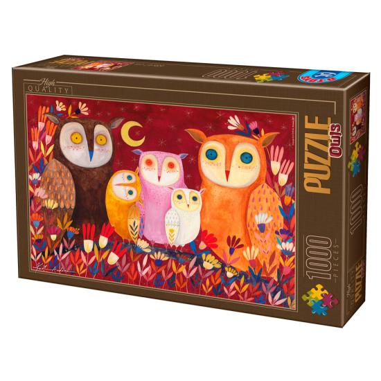 D-Toys Eulen I Puzzle mit 1000 Teilen