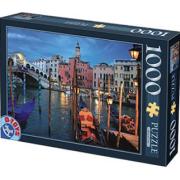 D-Toys Rialtobrückenkanal, Venedig 1000-teiliges Puzzle