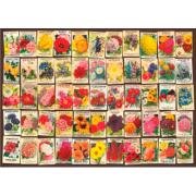 D-Toys Vintage Collage Puzzle, 1000 Teile Blumen