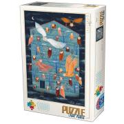 D-Toys Das Zuhause der Eulen Puzzle 1000 Teile