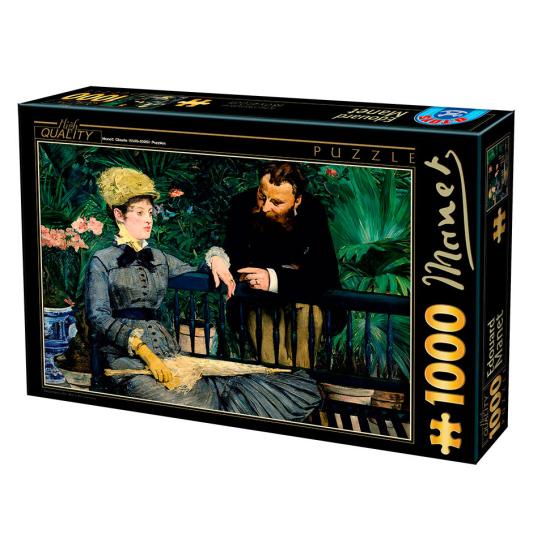 D-Toys Puzzle Im Wintergarten mit 1000 Teilen