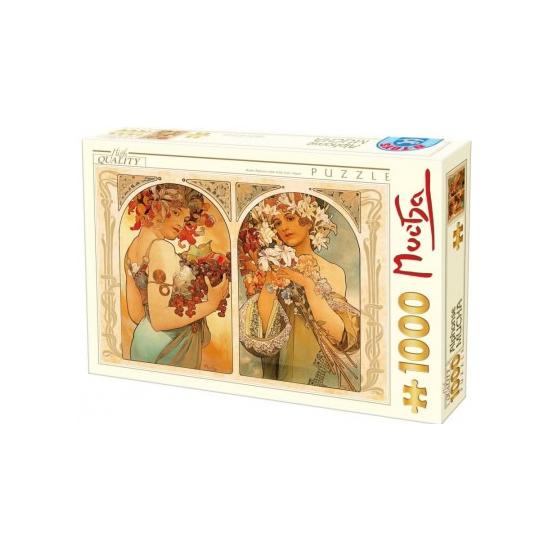 D-Toys Blumen und Früchte Puzzle 1000 Teile