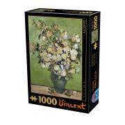 D-Toys Vase mit Rosen Puzzle 1000 Teile
