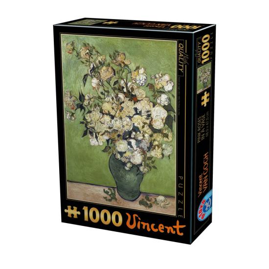 D-Toys Vase mit Rosen Puzzle 1000 Teile D-Toys Vase mit Rosen Puzzle 1000 Teile