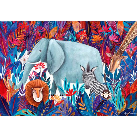 D-Toys Afrikanischer Dschungel Puzzle 1000 Teile