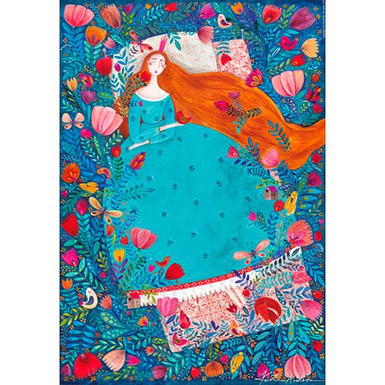 D-Toys Dornröschen-Puzzle mit 1000 Teilen