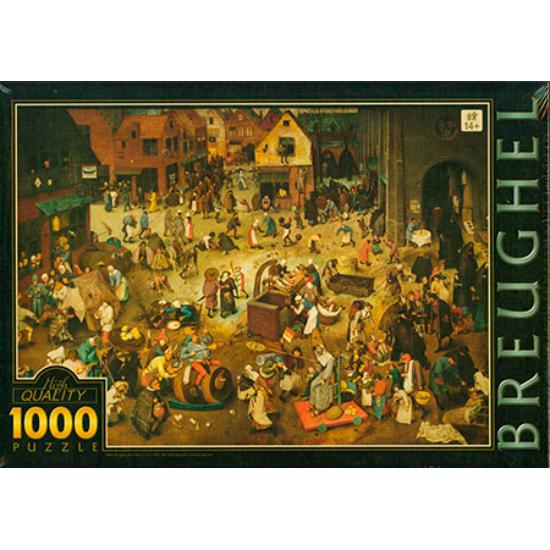 Puzzle D-Toys Der Kampf zwischen Karneval und dem Fasten von 100