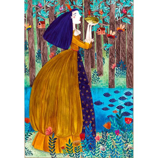 D-Toys Die Prinzessin und der Frosch 1000-teiliges Puzzle