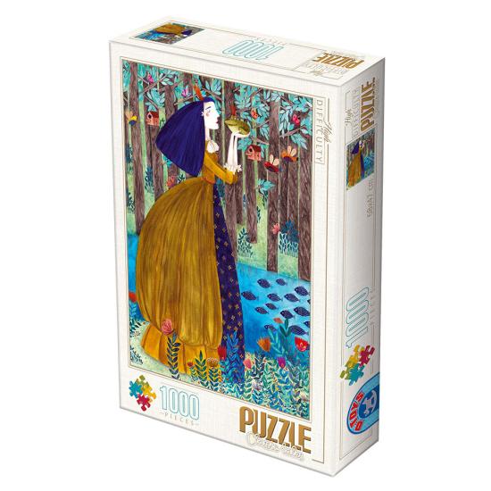 D-Toys Die Prinzessin und der Frosch 1000-teiliges Puzzle