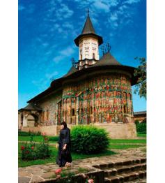 D-Toys Puzzle Kloster Sucevita, Rumänien mit 1000 Teilen
