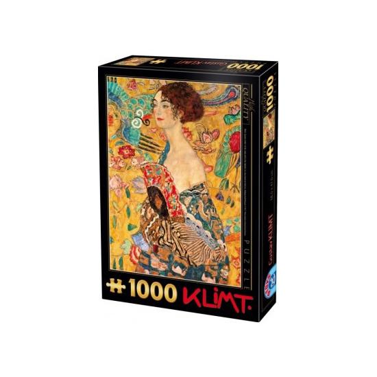 D-Toys Frau mit Fächerpuzzle 1000 Teile