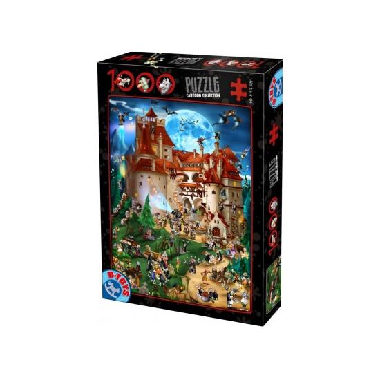 D-Toys Nacht im verzauberten Schloss Puzzle 1000 Teile
