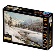 D-Toys Puzzle Winterlandschaft in der Schweiz mit 1000 Teilen