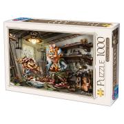 D-Toys Pinocchio 1000-teiliges Puzzle