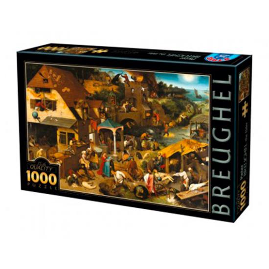 D-Toys Niederländische Sprichwörter 1000-teiliges Puzzle