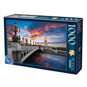 D-Toys Puzzle Alexanderbrücke, Paris 1000 Teile