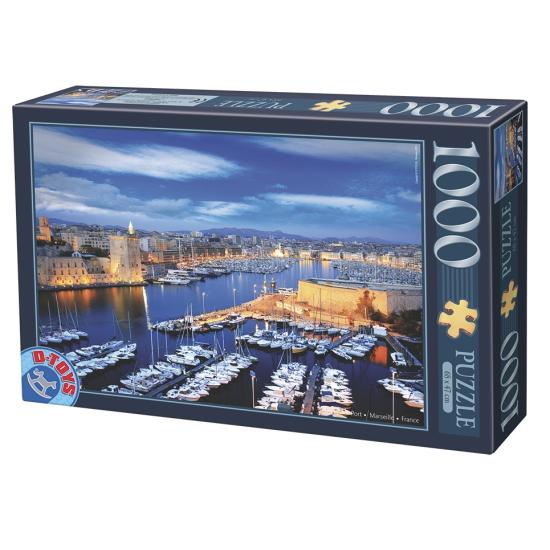 D-Toys Hafen von Marseille, Frankreich 1000-teiliges Puzzle
