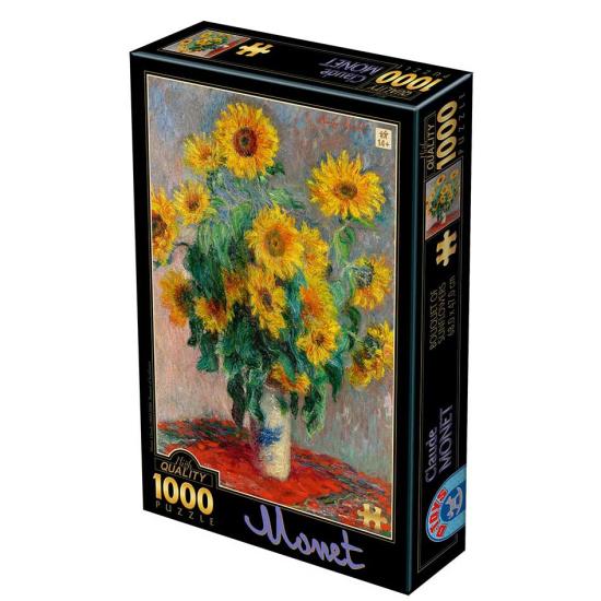 D-Toys Puzzle Blumenstrauß aus Sonnenblumen 1000 Teile