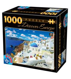 D-Toys Santorini, Griechenland 1000-teiliges Puzzle