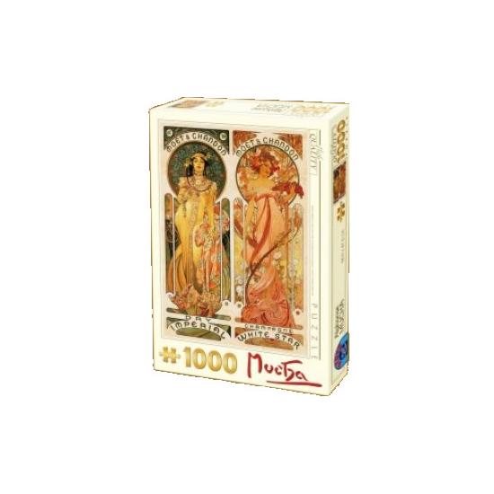 D-Toys Soet und Moet Chandon Puzzle, 1899, 1000 Teile