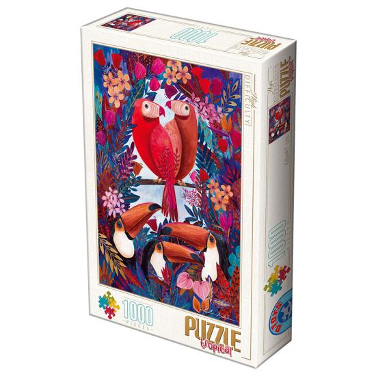 D-Toys Tukane 1000-teiliges Puzzle