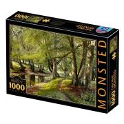 D-Toys Puzzle Ein Sommertag im Wald mit Hirschen von 1000