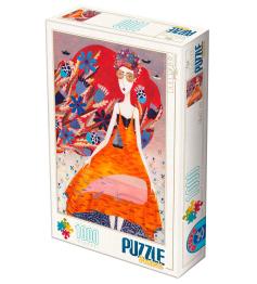 D-Toys Sommer-Puzzle mit 1000 Teilen