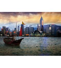 D-Toys Ansicht von Hongkong Puzzle 1000 Teile