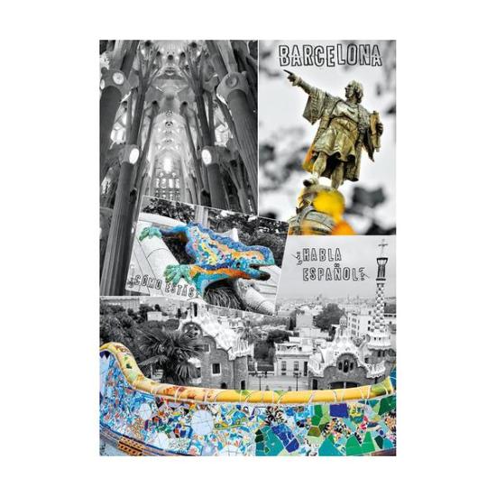 Dino-Puzzle Barcelona, Spanien 1000 Teile Dino-Puzzle Barcelona, Spanien 1000 Teile