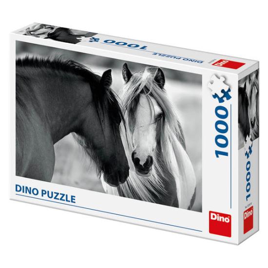 1000-teiliges Schwarz-Weiß-Dino-Puzzle 1000-teiliges Schwarz-Weiß-Dino-Puzzle