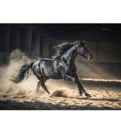 Puzzle Dino Black Horse mit 1000 Teilen