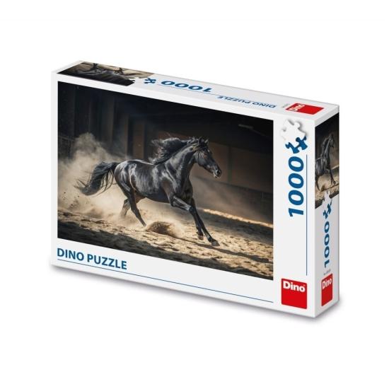 Puzzle Dino Black Horse mit 1000 Teilen