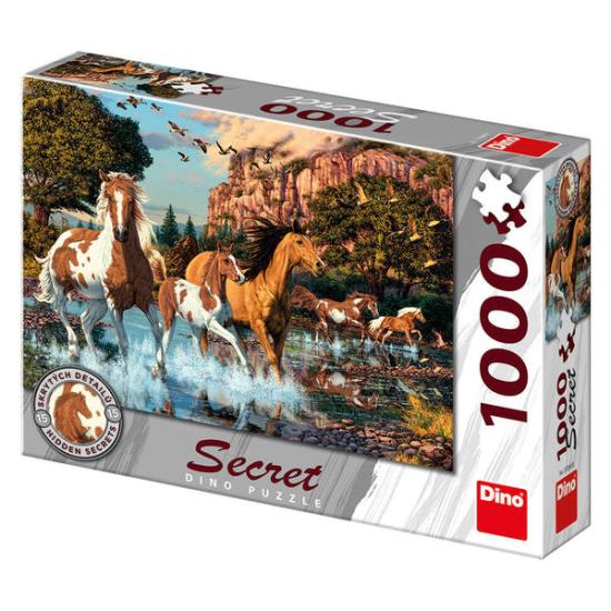 Dino-Pferde-Puzzle mit 1000 Teilen