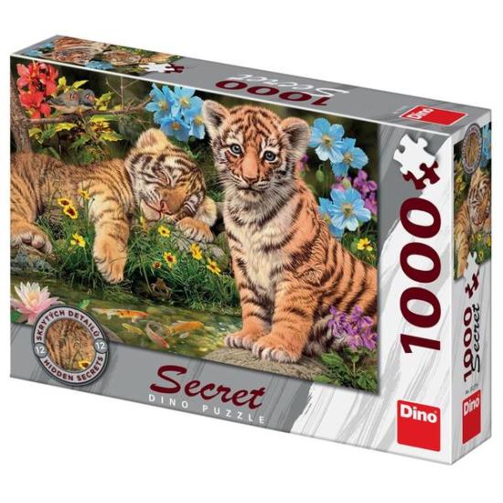 Dino Tiger Cubs Puzzle 1000 Teile