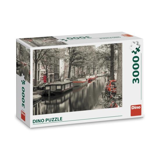 Puzzle Dino 3000-teiliges Kanal In Amsterdam
