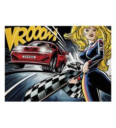 Dino Racing Pop Art Puzzle 1000 Teile