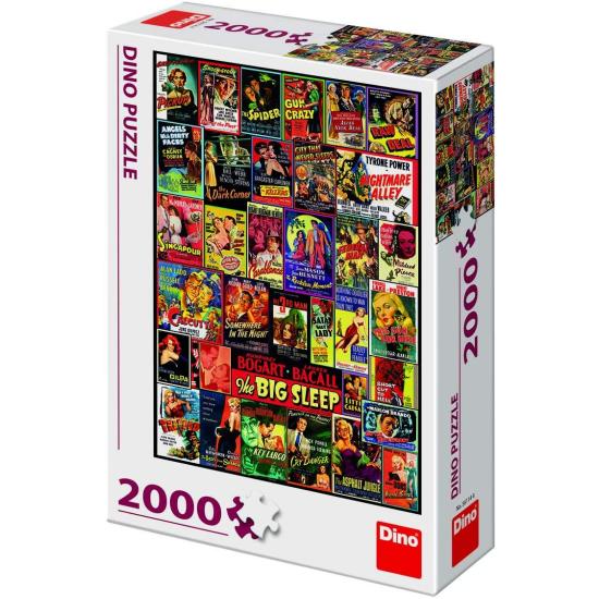 Puzzle Dino Vintage Filmplakate 2000 Teile