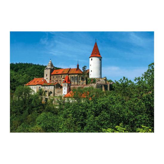 Dino-Schloss im Wald Puzzle 500 Teile Dino-Schloss im Wald Puzzle 500 Teile